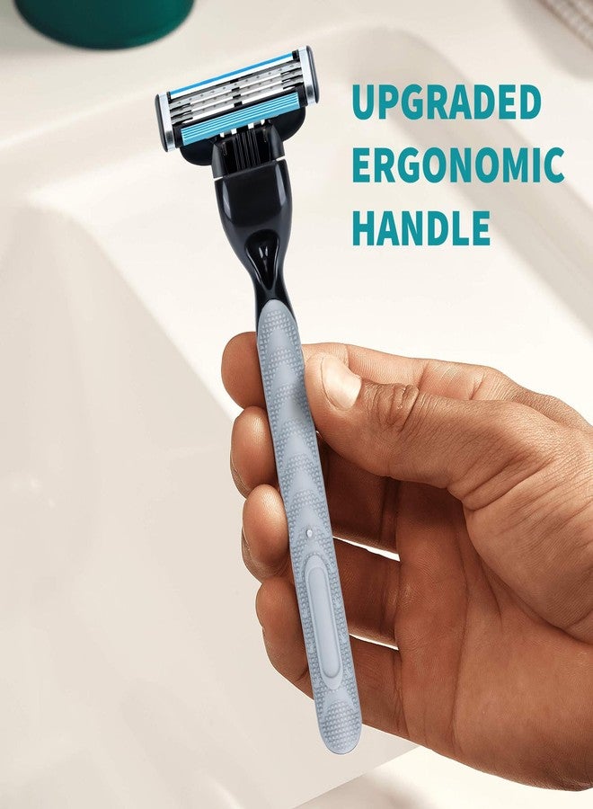 OENUASG Replace Handle Compatible with Gillette Mach3 Razors for Men, Comfort Glide Razor Handle Non-Slip Ergonomic Handles, Only The Gamepad (1 Pack Black) - Image 5